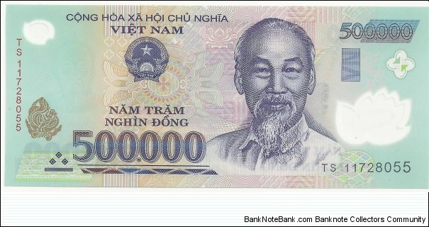 VietNam 500000 Ðồng ND(2009)-plastic Banknote