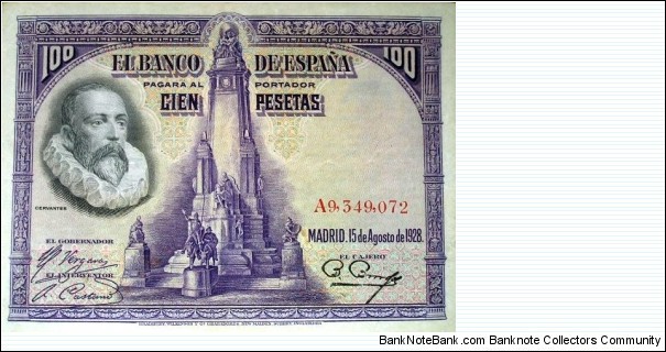 100 Pesetas Banknote