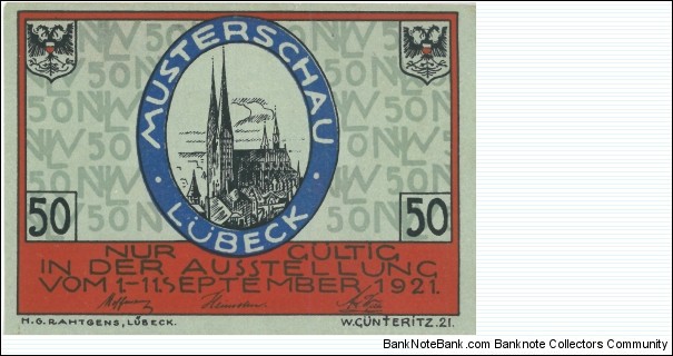 Banknote from Germany year 1921