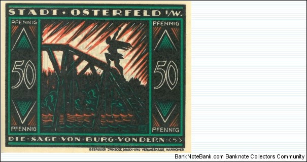 Notgeld

Osterfeld (5) Banknote