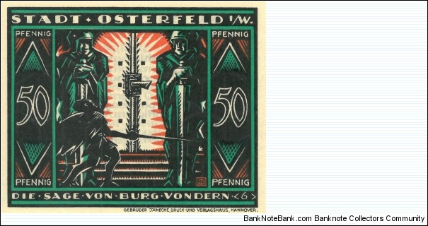 Notgeld

Osterfeld (6) Banknote