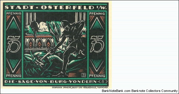 Notgeld

Osterfeld (8) Banknote