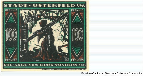 Notgeld

Osterfeld (10) Banknote