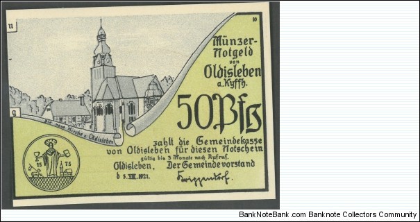 Banknote from Germany year 1921