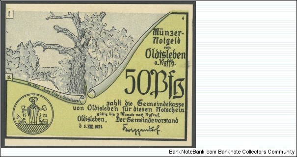 Banknote from Germany year 1921