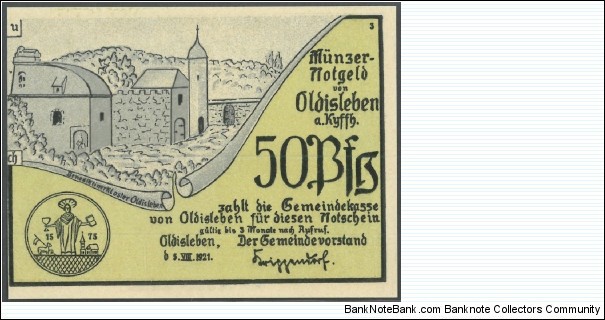 Banknote from Germany year 1921
