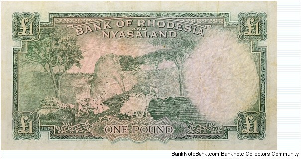 Banknote from Rhodesia year 1960