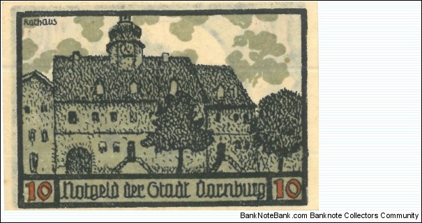 Notgeld: Dornburg (1600)
