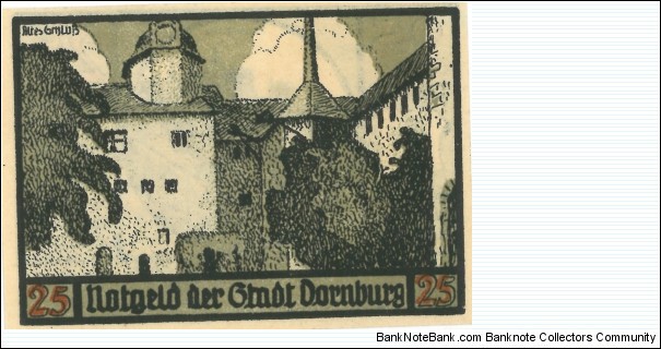 Notgeld: Dornburg (1600)




