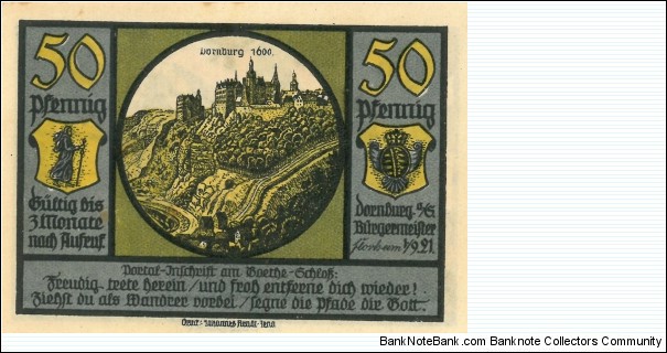 Banknote from Germany year 1921