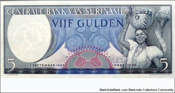 5 Gulden Banknote