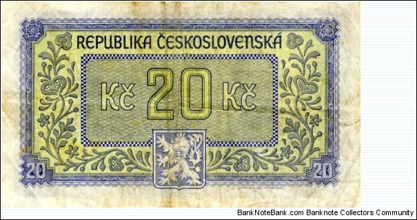 Banknote from Czech Republic year 1945