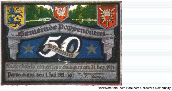 Banknote from Germany year 1921