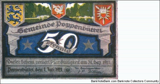 Banknote from Germany year 1921