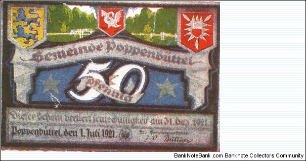 Banknote from Germany year 1921