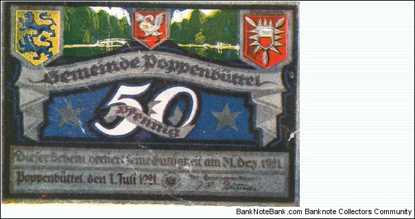 Banknote from Germany year 1921