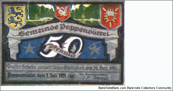 Banknote from Germany year 1921