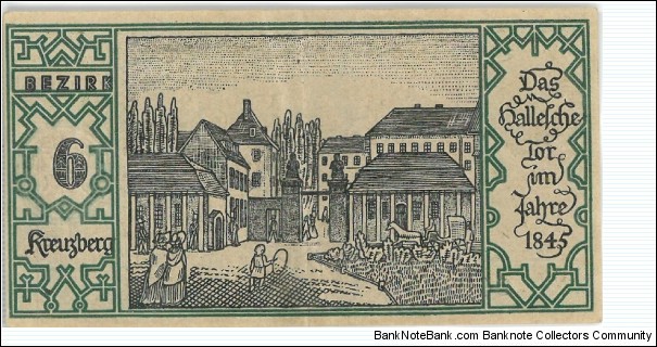 Notgeld:
Berlin (6) Banknote