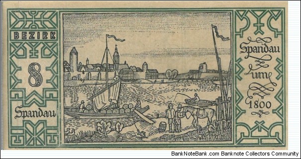 Notgeld:
Berlin (8) Banknote