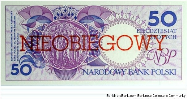 Banknote from Poland year 1990