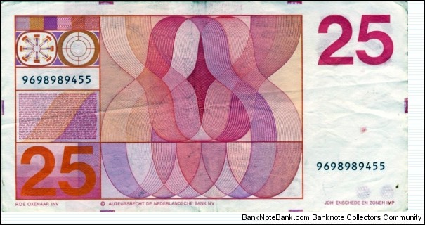 Banknote from Netherlands year 1971