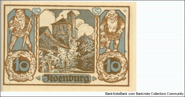 Notgeld:
IIsenburg Banknote