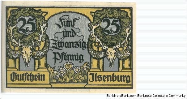 Banknote from Germany year 1921