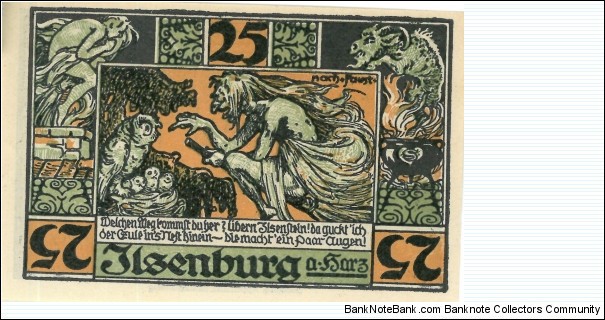 Notgeld:
Iisenburg Banknote