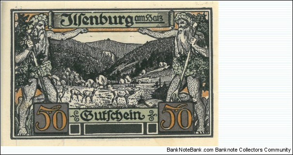 Banknote from Germany year 1921