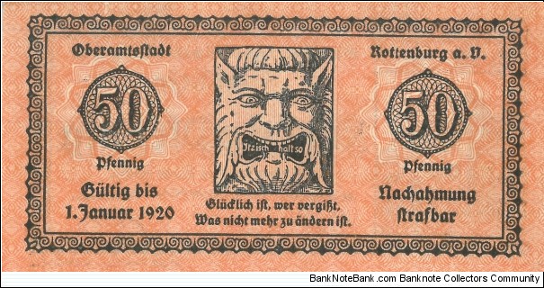 Notgeld:
Rottenburg
