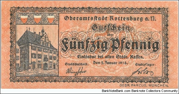 Banknote from Germany year 1918