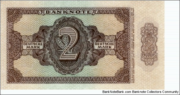 Banknote from Germany year 1948