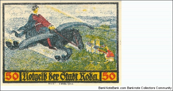 Notgeld:
Roda Banknote