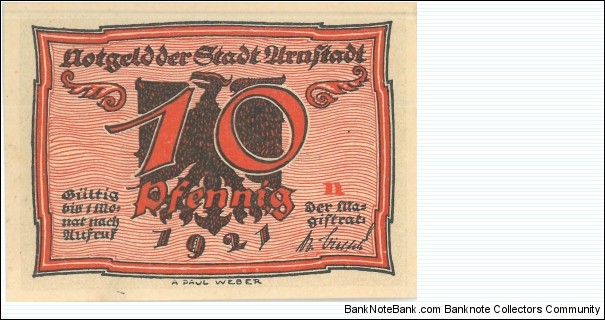 Banknote from Germany year 1921