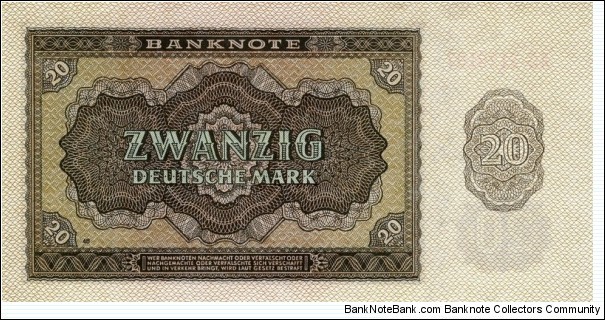 Banknote from Germany year 1948