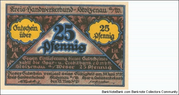 Banknote from Germany year 1921