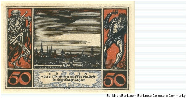 Notgeld:
Arnstadt
1 of 6 Banknote
