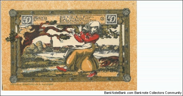 Banknote from Germany year 1921