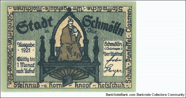 Banknote from Germany year 1921