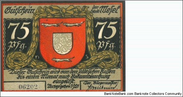 Banknote from Germany year 1921