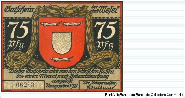 Banknote from Germany year 1921