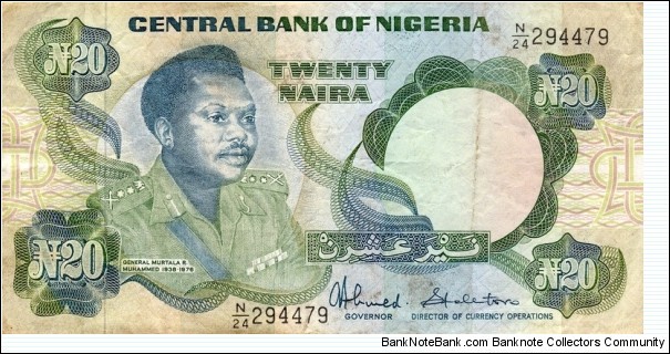 20 Naira - Central Bank of Nigeria Banknote