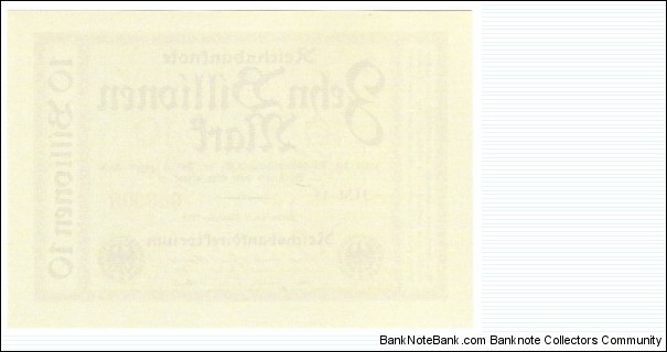 Banknote from Germany year 1923