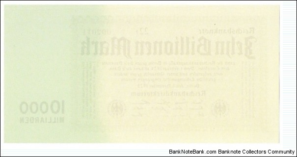 Banknote from Germany year 1923