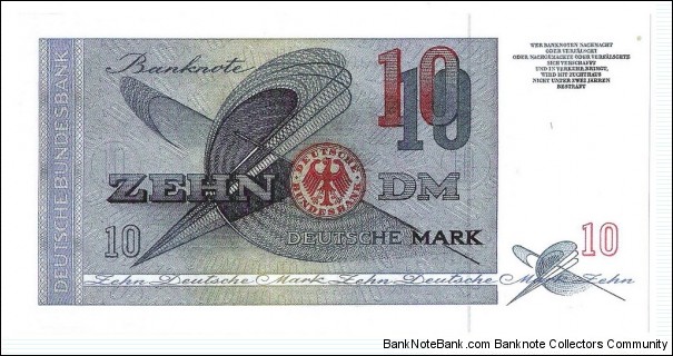 Banknote from Germany year 1960