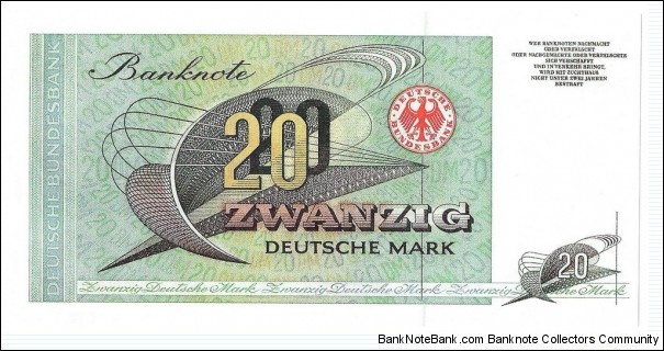 Banknote from Germany year 1960