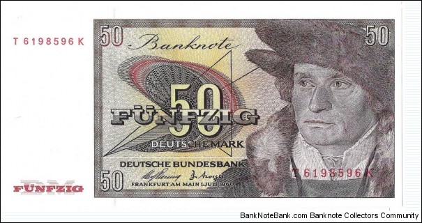 50 Mark(Reserve Notes for Western Germany/ Modern Reprint) Banknote