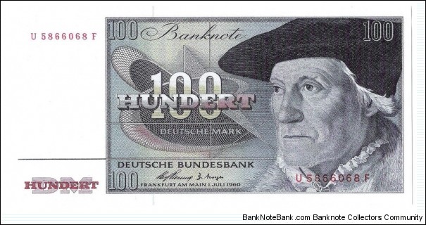 100 Mark(Reserve Notes for Western Germany/ Modern Reprint) Banknote