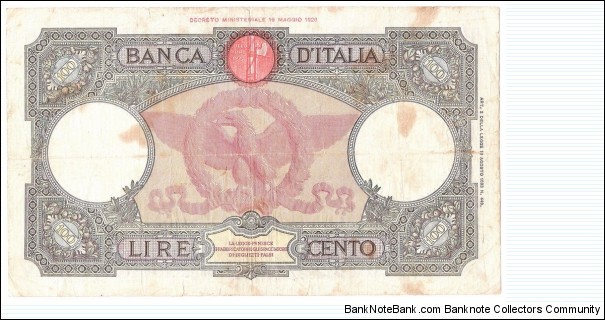 Banknote from Italy year 1942