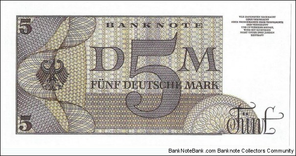 Banknote from Germany year 1963